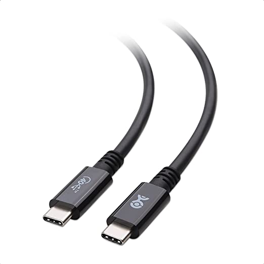 [USB-IF Certified] Cable Matters USB4 Cable 2.6 ft with 40Gbps Data, 8K Video Support, and 100W Charging, Compatible with Thunderbolt 4 Thunderbolt 3, USB C for MacBook, DELL XPS, Surface Pro and More
