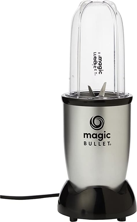 NutriBullet MBR-0409 Magic Bullet 4pc Blender, Mixer & Food Processor, Silver MBR-0409