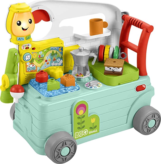 Fisher-Price Laugh And Learn 3-In-1 On-The-Go Camper, 20.8 x 19.9 x 13.6 Inch