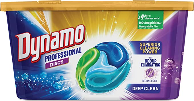 Dynamo Professional With Odour Eliminating Technology, Disc Laundry Detergent, 28 Capsules, 700 Grams