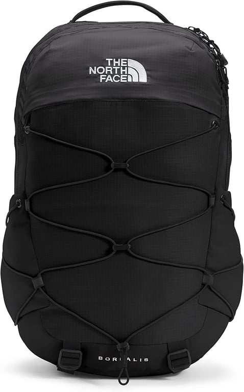 The North Face Borealis Unisex Outdoor Backpack available in Black (TNF Black/Asphalt Grey) - 25 Litres