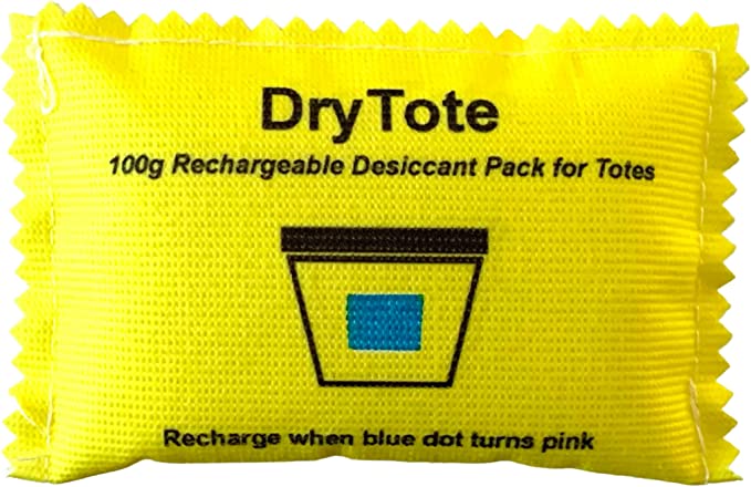 100g Rechargeable Desiccant Pack - Moisture Absorbing Bag - Desiccant Dehumidifier for Storage Bins and Totes …