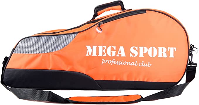 Dual Compartment Tennis Badminton Racket Bag with Shoe Compartment, Adjustable Shoulder Strap, Tennis Racquet Racket Cover Case Carrying Bag