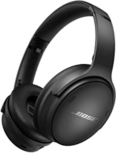 Bose QuietComfort 45 Noise Cancelling Headphones with Built-in Microphone for Clear Calls and Alexa Voice Control, Black