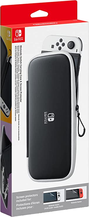 Carrying Case and Screen Protector (OLED) - Nintendo Switch