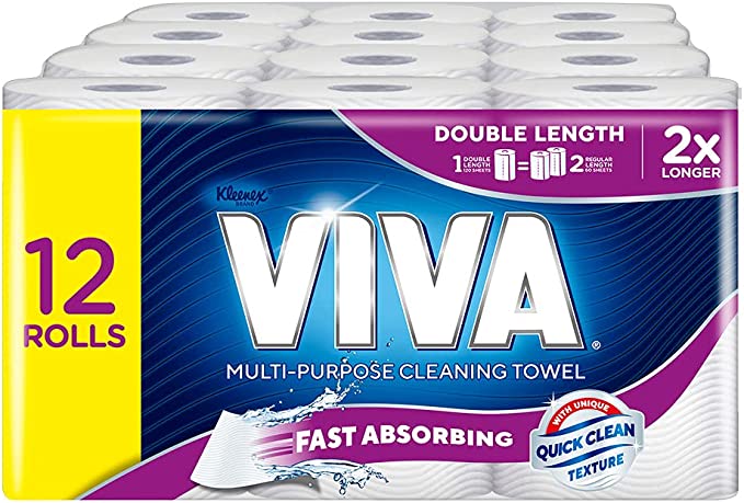 Viva Double Length Paper Towel, 12 Count (Pack of 1)