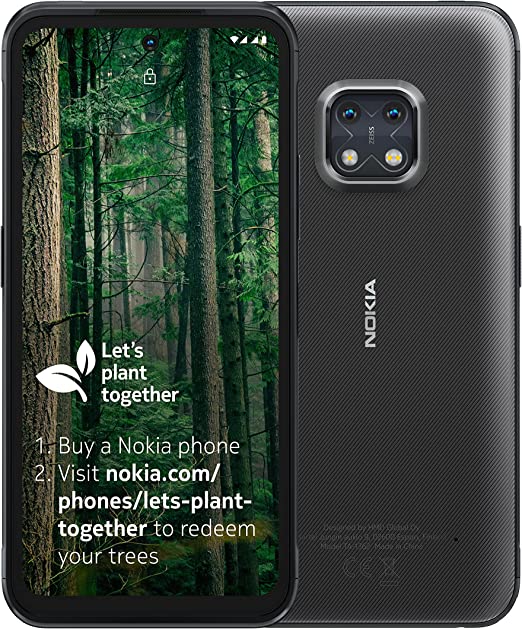 Nokia XR20 6.67 Inch Android UK SIM Free Smartphone with 5G Connectivity - 4 GB RAM and 64 GB Storage (Dual SIM) - Granite Grey