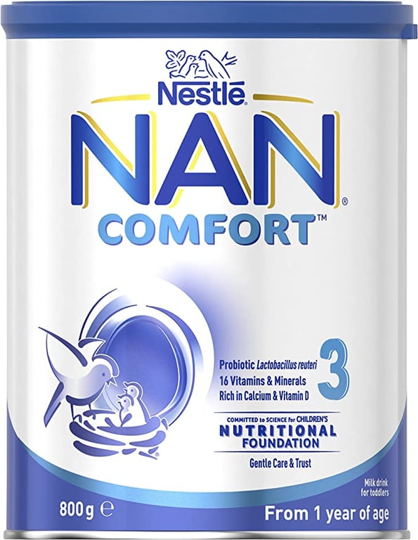 Nestlé NAN COMFORT 3, Toddler 1+ Years Milk Drink Powder – 800g