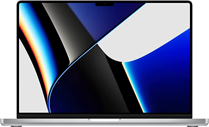 2021 Apple MacBook Pro (16-inch, Apple M1 Pro chip with 10‑core CPU and 16‑core GPU, 16GB RAM, 512GB SSD) - Silver