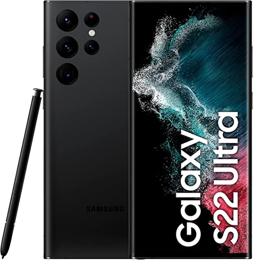 Samsung Galaxy S22 Ultra Smartphone 256GB, Phantom Black