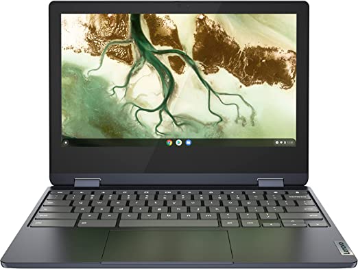 Lenovo Flex 3 Laptop, Intel Celeron 4500, 11.6'-inch HD 1366x768, 4GB RAM, 64GB, Chrome, Abyss Blue, 82N30017AU