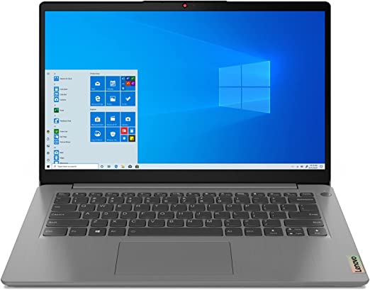 Lenovo IdeaPad Slim 3i Laptop, 14-inch FHD, Intel i5, 8GB RAM, 512GB SSD, Wi-Fi 6 , Windows 10 Home, Arctic Grey, 82H700AMAU