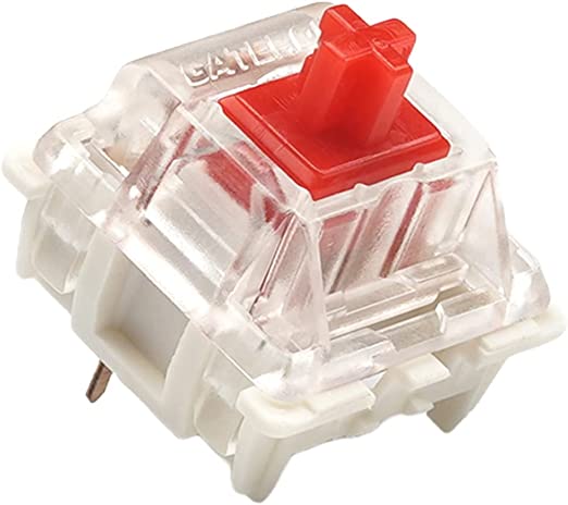 Pack of Gateron ks-9 G PRO Switches for Mechanical Gaming Keyboards | Plate Mounted | Pre Lubed (Gateron PRO Red, 10 Pcs)