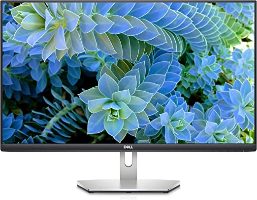 Dell 27 Inch IPS Computer Monitor, FHD (1920 x 1080), 75Hz, AMD FreeSync, 3-Year Advanced Exchange Service and Premium Panel Exchange, Silver, S2721H