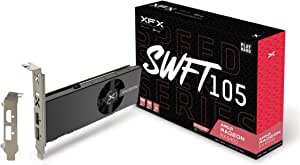 XFX Speedster SWFT105 Radeon RX 6400 Gaming Graphics Card with 4GB GDDR6, AMD RDNA 2 RX-64XL4SFG2