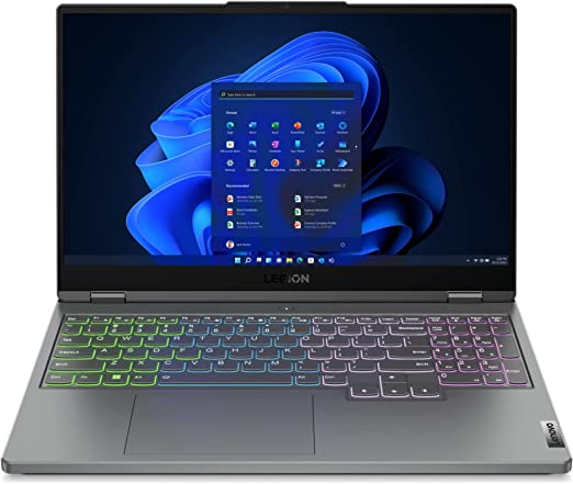 Lenovo Legion 5i Gaming Laptop, 15.6 inch FHD 165 Hz, Intel i5-12500H, NVIDIA RTX 3050 4GB, 16GB RAM 512GB Storage, Wi-Fi 6, Windows 11 Home, Storm Grey, 82RC003YAU