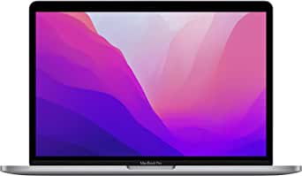 2022 Apple MacBook Pro Laptop with M2 chip: 13-inch Retina Display, 8GB RAM, 256GB ​​​​​​​SSD ​​​​​​​Storage, Touch Bar, FaceTime HD Camera. Works with iPhone and iPad; Space Grey ​​​​​​​