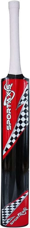 Sportaxis Black Popular Willow Cricket Bat for Beginners, Professional Players- Wooden, Lightweight, Durable- Ideal for Training, Practice