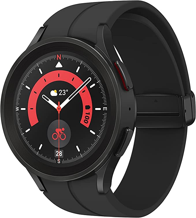 Samsung Galaxy Watch 5 Bluetooth, Pro (45mm), Black Titanium